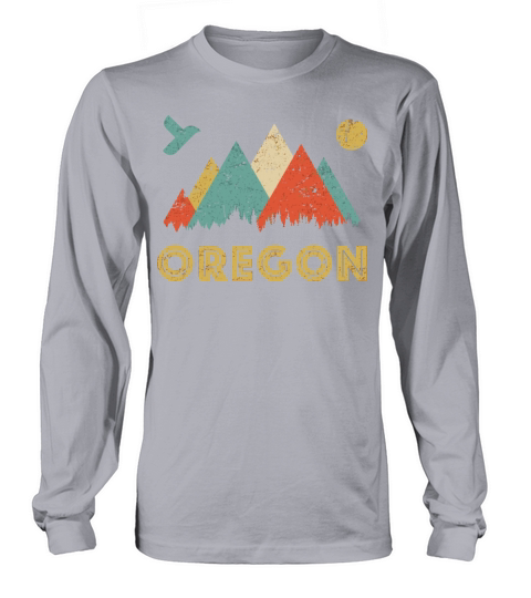 Retro Vintage Oregon Throwback Long sleeved Unisex