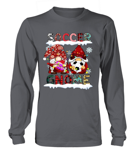 Soccer Gnome Long sleeved Unisex