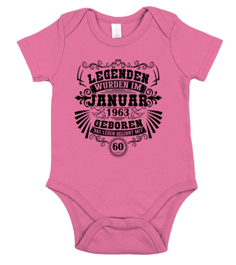 60th birthday funny sayings born in 1963 Short Sleeve Baby One-Piece