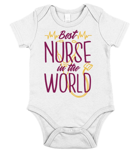 Best Nurse In The WORLD Short Sleeve Baby One-Piece