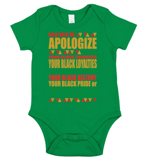 Black History and Juneteenth Powerful Black Roots Short Sleeve Baby One-Piece