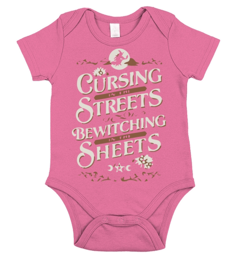Cursing in the Streets Vintage Funny Short Sleeve Baby One-Piece