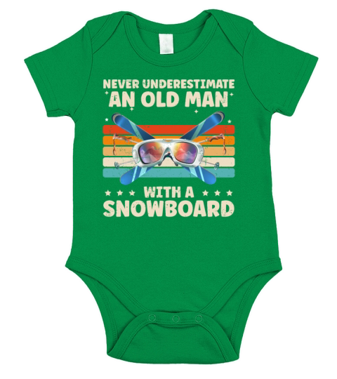 Funny Snowboarding Design For Snowboarder Cool Short Sleeve Baby One-Piece