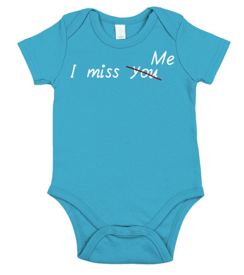 I miss myself design Short Sleeve Baby One-Piece