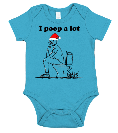 i poop a lot Short Sleeve Baby One-Piece