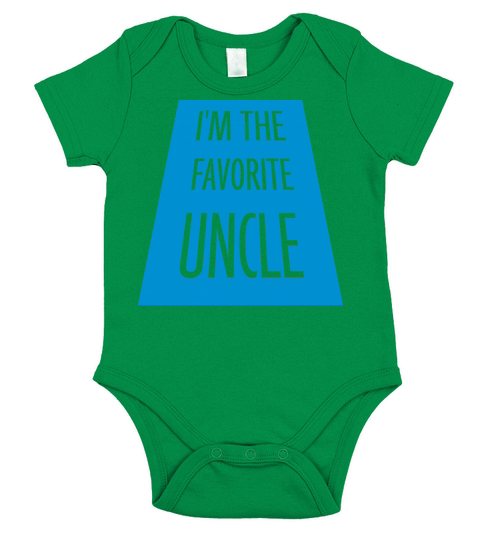 im the favorite uncle Short Sleeve Baby One-Piece