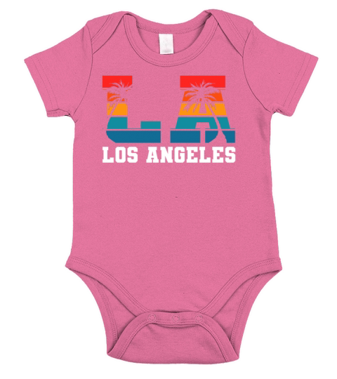 Los Angeles LA California Gift Short Sleeve Baby One-Piece