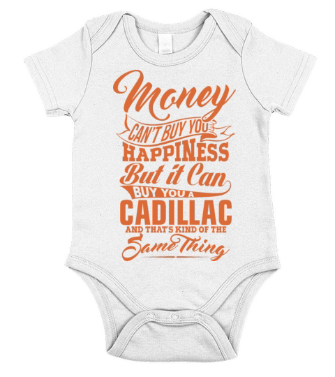 MONEY AND CADILLAC Y Short Sleeve Baby One-Piece