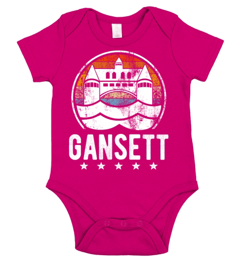 Narragansett - Rhode Island Gansett Retro Vintage Short Sleeve Baby One-Piece