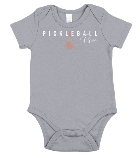 Pickleball Posse For Picklers fans Short Sleeve Baby One-Piece
