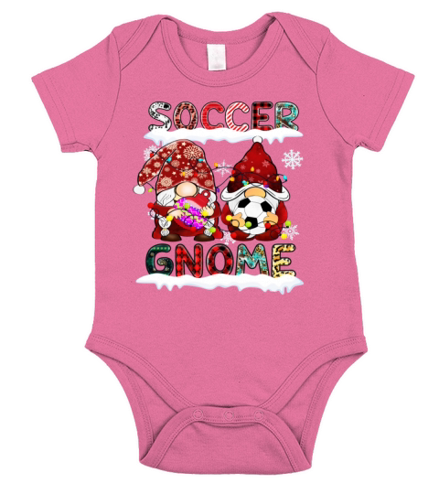 Soccer Gnome Short Sleeve Baby One-Piece