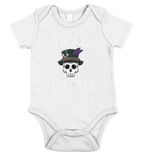 Vintage New Orleans Theme Voodoo Skull Fun Bone Ap Short Sleeve Baby One-Piece