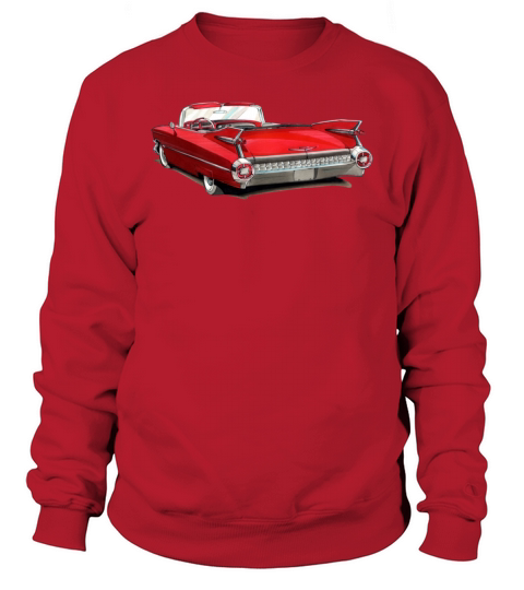 1959 Red Cadillac Sweatshirt Unisex