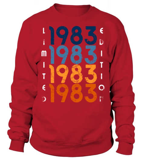 40 Years Vintage 1983 Retro 40th Birthday Sweatshirt Unisex