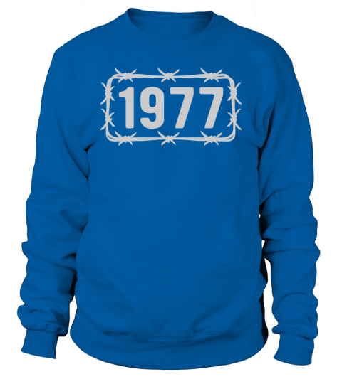 Birthday Vintage 1977 Barbed Wire Sweatshirt Unisex