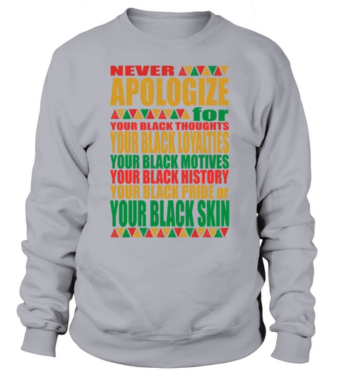 Black History and Juneteenth Powerful Black Roots Sweatshirt Unisex