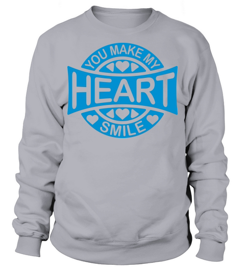 make my heart smile Sweatshirt Unisex
