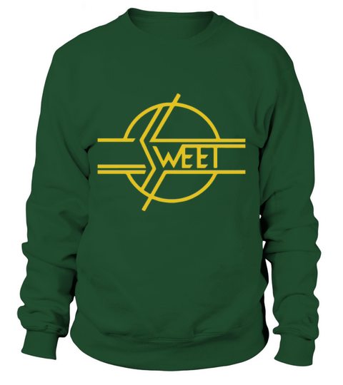 New THE SWEET BAND Glam 70s Classic Rock Band 70s Sweatshirt Unisex