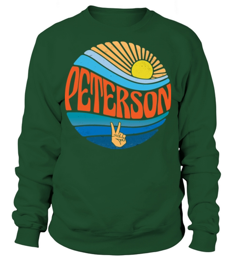Peterson Shirt Vintage Sunset Peterson Groovy Tie Sweatshirt Unisex