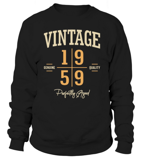 Vintage 1959 64th Birthday Sweatshirt Unisex
