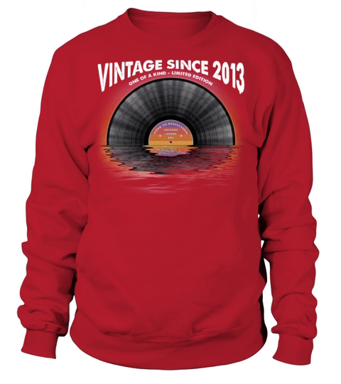 Vintage since 2013 Retro Disco Music Vintage Sweatshirt Unisex