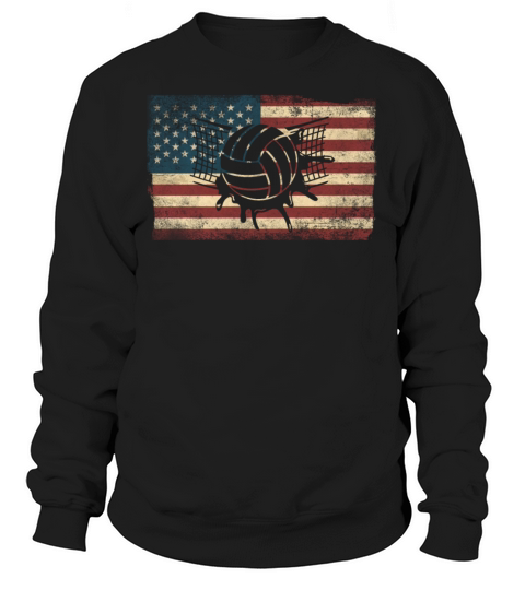 Water Polo American Flag Vintage Sweatshirt Unisex