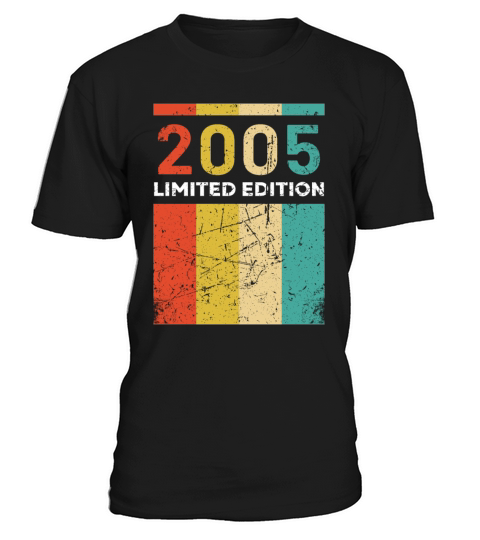 18 Years Vintage 2005 Retro 18th Birthday T-Shirt Unisex