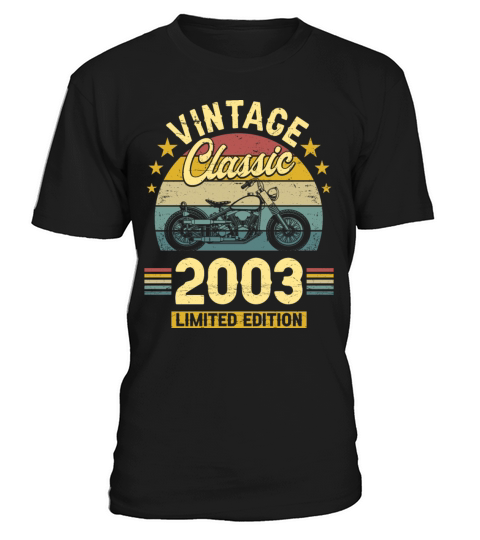 2003 20 Years Old Vintage 20th Birthday T-Shirt Unisex