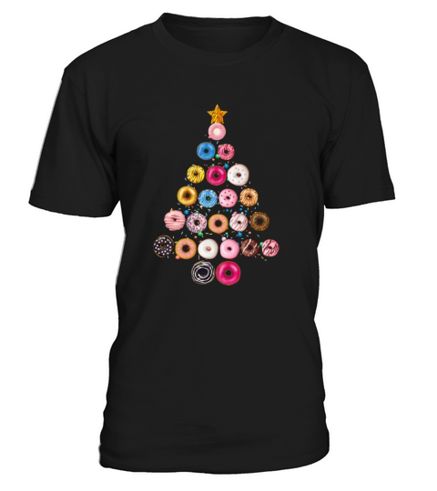 Christmas Donut Tree Funny Pajamas Gift T-Shirt Unisex