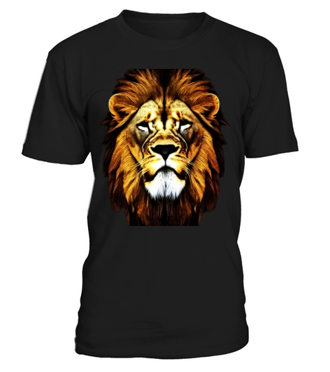 Lion Africa predator print head imprint with wild T-Shirt Unisex