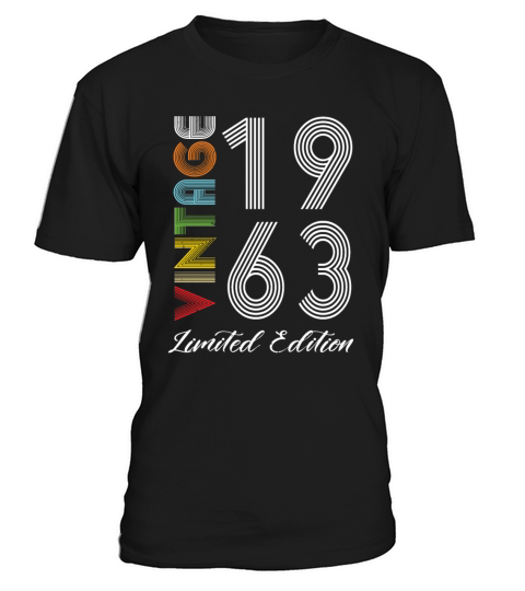 Vintage 1963 Vintage Birthday Retro Vintage T-Shirt Unisex