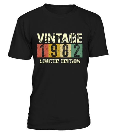 Vintage 40 Birthday Decorations Men 40th BDay 1982 T-Shirt Unisex