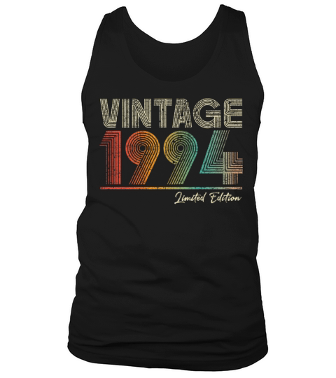 29 Years Old Vintage 1994 29th Birthday Gifts Tank Top Unisex
