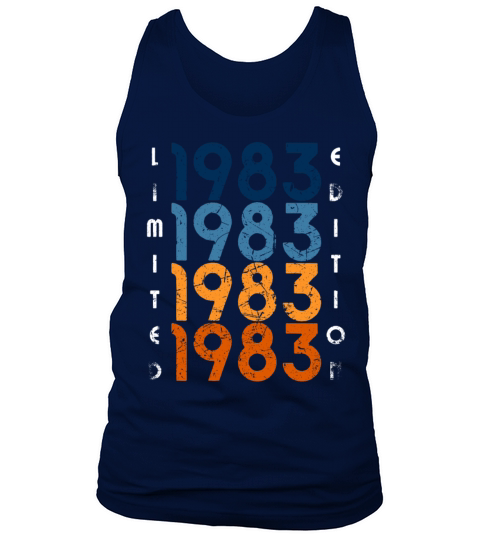 40 Years Vintage 1983 Retro 40th Birthday Tank Top Unisex