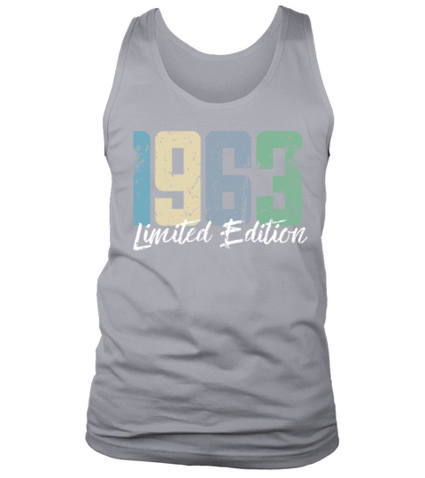 60 Years Vintage 1963 Retro 60th Birthday Tank Top Unisex