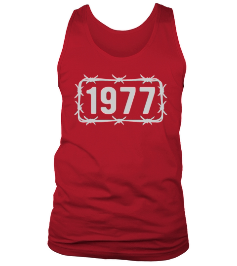 Birthday Vintage 1977 Barbed Wire Tank Top Unisex