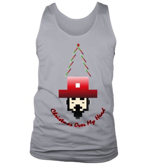 Christmas Over My Head Without Background Tank Top Unisex