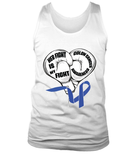 I Wear Blue Colon Cancer Awareness Survivor Tank Top Unisex