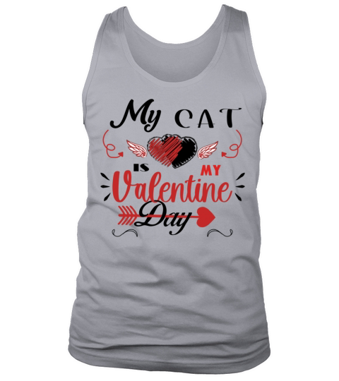 my cat is my valentine384 Tank Top Unisex