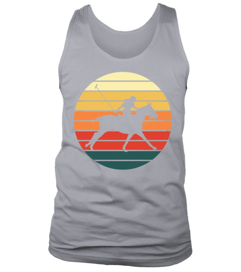 Polo Sport Rider Equestrian Retro Vintage Gift Tank Top Unisex