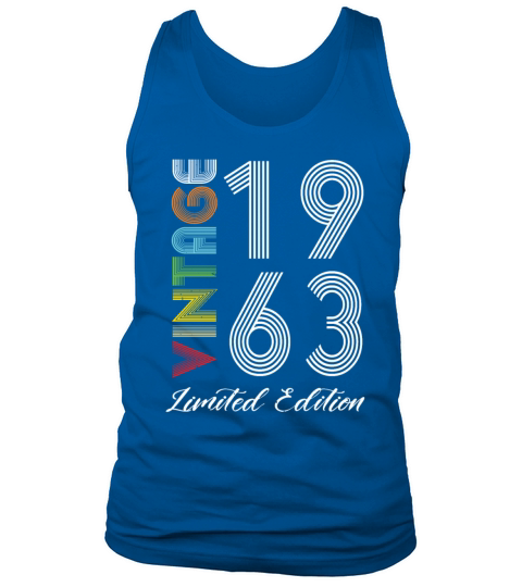 Vintage 1963 Vintage Birthday Retro Vintage Tank Top Unisex