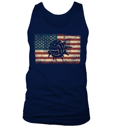Water Polo American Flag Vintage Tank Top Unisex