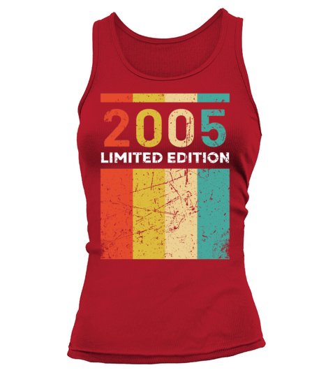 18 Years Vintage 2005 Retro 18th Birthday Tank top Woman