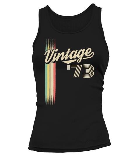 1973 Vintage born in Retro age Birthday gift idea Tank top Woman