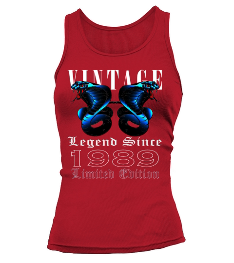 1989 Vintage Snake 34 Years Limited Edition Tank top Woman