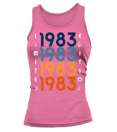 40 Years Vintage 1983 Retro 40th Birthday Tank top Woman