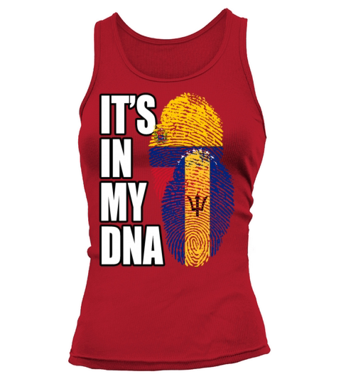 Barbadian And Venezuelan Mix Heritage DNA Flag Tank top Woman