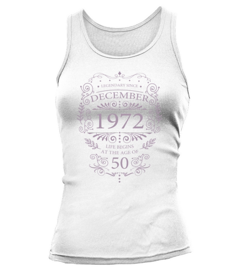 Funny sayings for 50th birthday December 1972 Tank top Woman