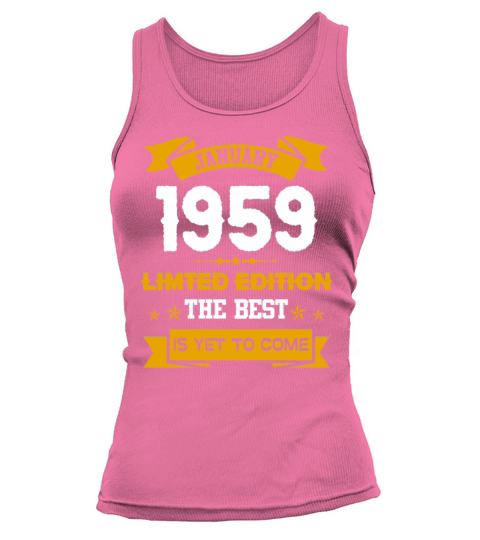 January 1959 Birthday Surprise Tank top Woman