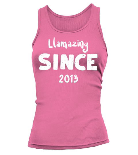 Llamazing Since 2013 - Birthday Tank top Woman